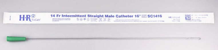TruCath Intermittent Straight Catheter 14fr 16”