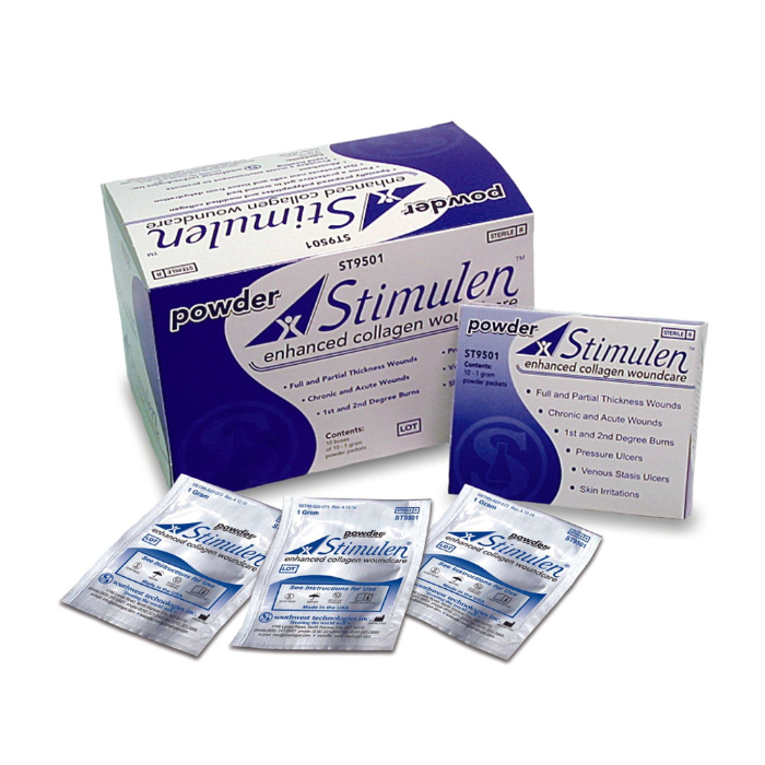 Southwest Stimulen™ Enhanced Collagen Woundcare-Powder, 1 Gram/pk