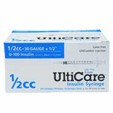 UltiCare® Insulin Syringe, 0.5 cc, 28g x ½"