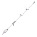 Adult Basic IV Admin Set, 15 Drops/mL, 96”, 19mL Priming Volume