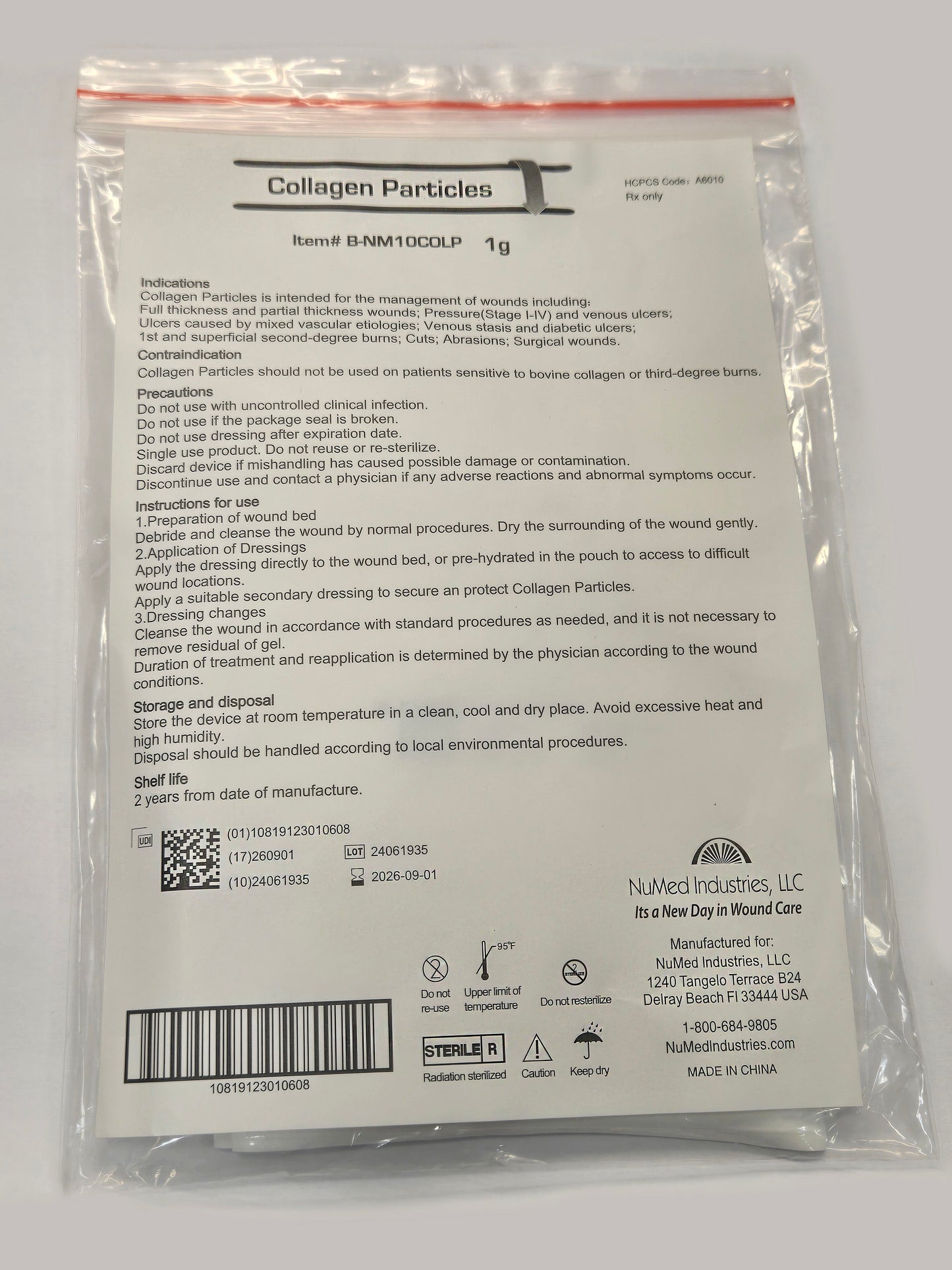 NuMed Collagen Particles, 5 Pouches/Pkg