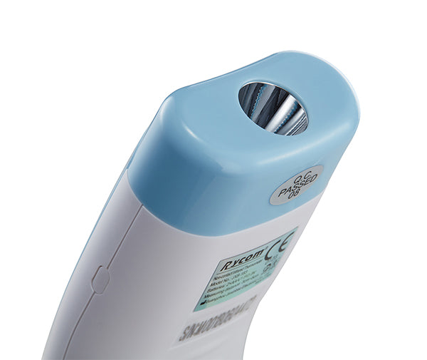 Berrcom Non-Contact Infrared Thermometer, 1.2-2 Inches Distance From Forehead, LCD Digital Display Screen, Audible Voice Option