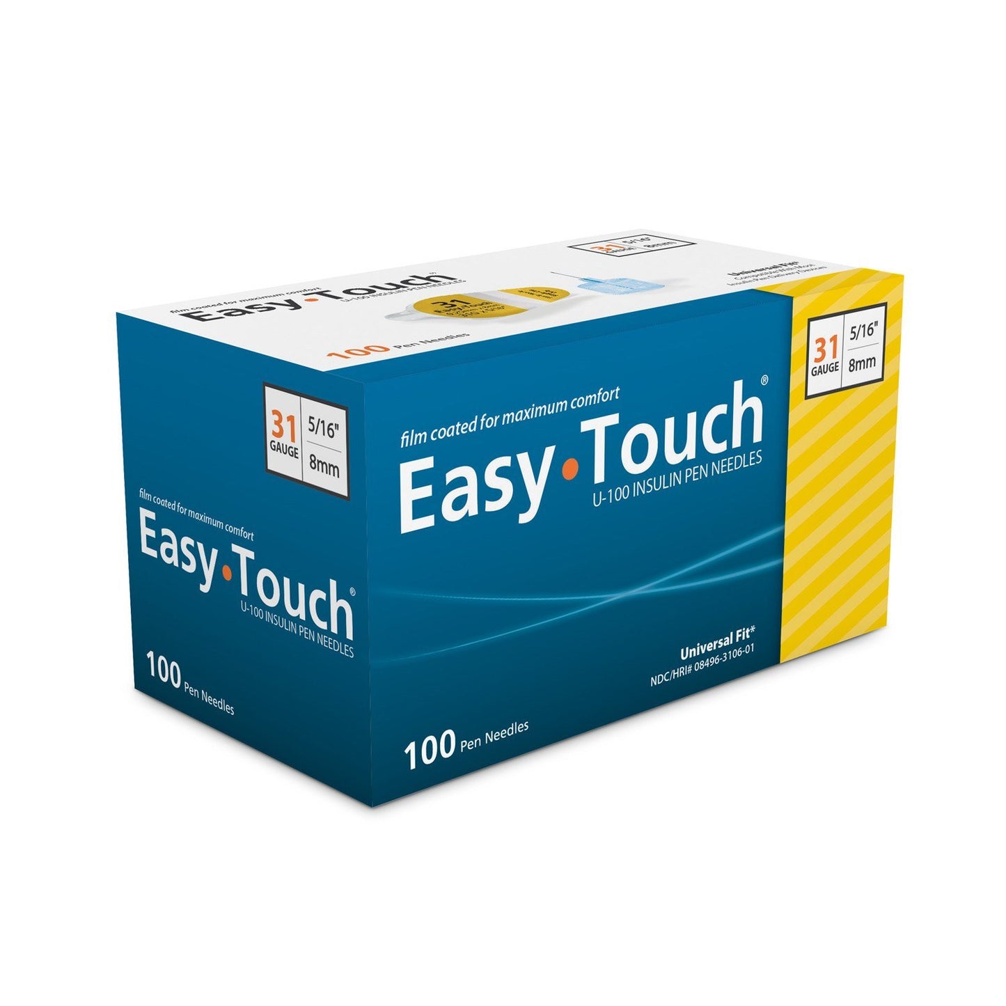 EasyTouch® Pen Needle, 31G x 5/16", 8mm (A4215)
