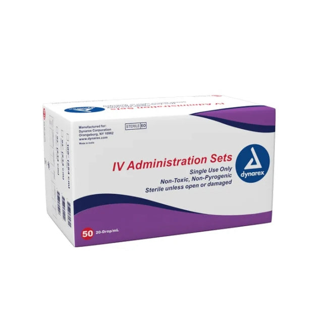 IV Administration Set, 20 drop, 92", 1 Injection Site, 1LL site, 50/bx (Products cannot be sold on Amazon.com or any other 3rd party site)