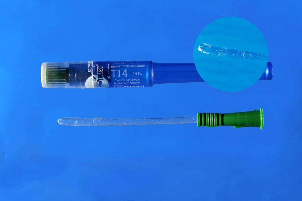 Cure Twist™ Female Catheter with Straight Tip, 6”, 14Fr A4351