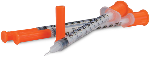 TRUEplus® Insulin Syringe, Single-Use, 0.5 cc, 31G x 5/16" (S8490)
