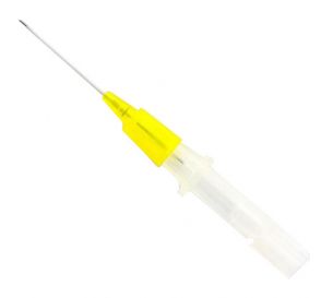 Radiopaque IV Catheter, 24gx ¾", Yellow