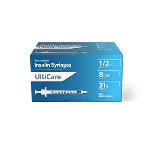 UltiCare® Insulin Syringe, 0.5 cc, 31G x 5/16"