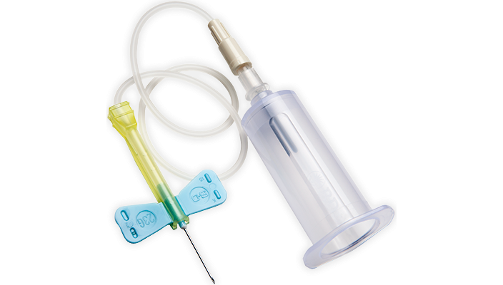 BD Safety-Lok™ Blood Collection & Inf Set w/Luer Adapter, 23g x ¾", 7" Tubing