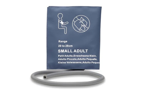 Reusable NIBP Cuff, Adult, Small Single Hose, 17 - 25cm, OEM: CU-US1826HP, 989803104161, 989803147861, M1573A, M4554B, 989803150411, M4554B5, 002276 (DROP SHIP ONLY)