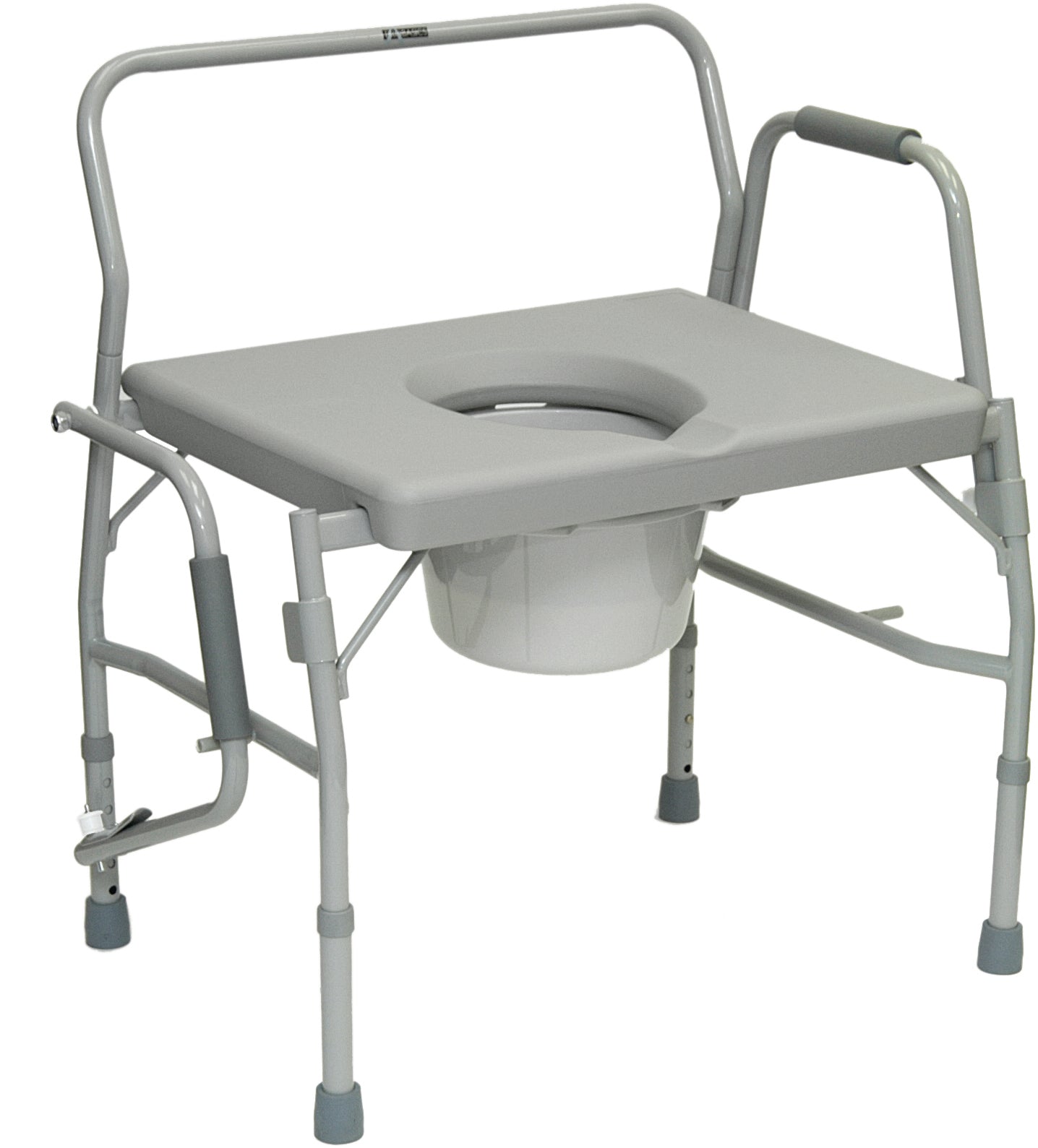 ProBasics Bariatric Drop-Arm Commode, 650lbs Weight Capacity