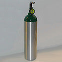 MD Empty Aluminum Oxygen Cylinder