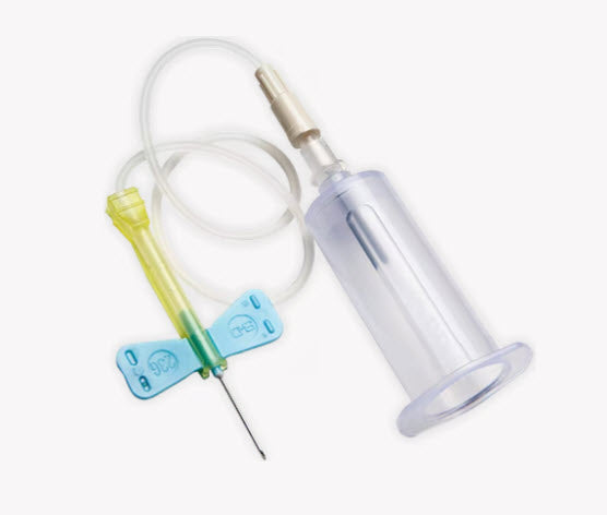 Blood Collection Set, Safety-Lok with Pre-Attached Holder, 21G x ¾" Needle, 12" Tubing