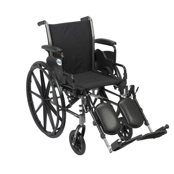 Cruiser III Wheelchair 18" Detachable Desk Arm Elevating Leg Rests, Each