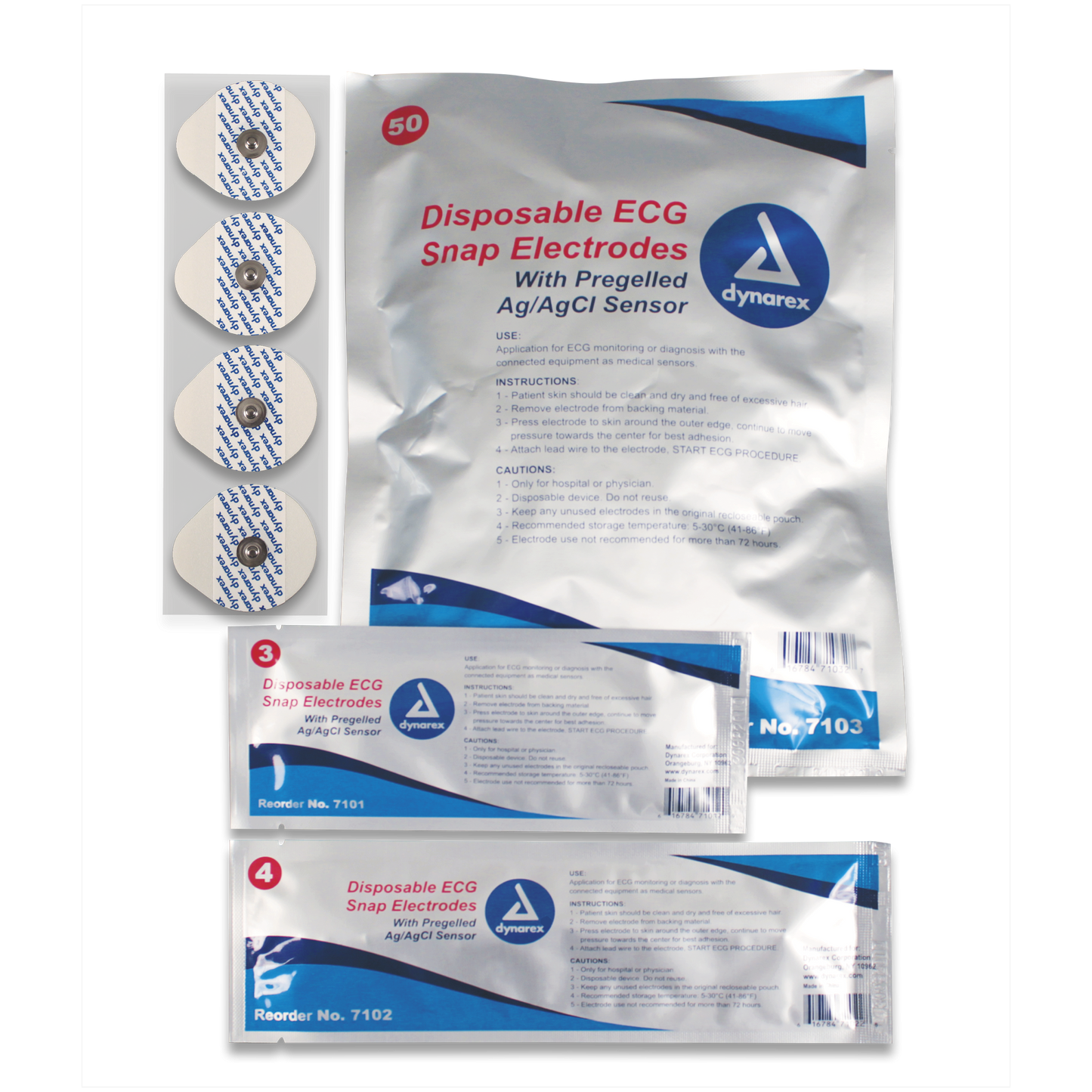 Disposable Adult ECG Snap Electrode