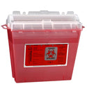 Sentinel by Bemis™ Patient/Exam Room Sharps Container, Red, 5 Qt