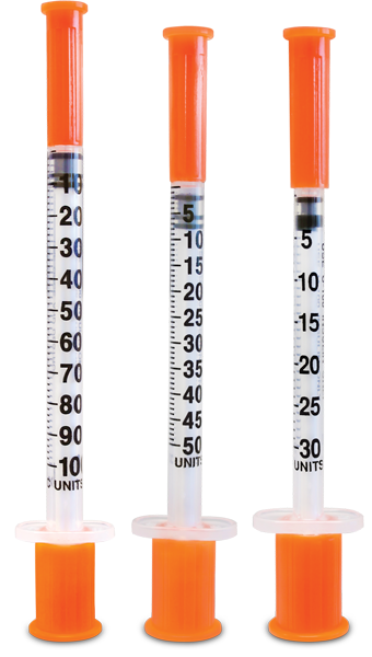 TRUEplus® Insulin Syringe, Single-Use, 1 cc, 31G x 5/16" (S8490)