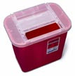 Biohazard Patient Room Sharps Container, 2 gallon