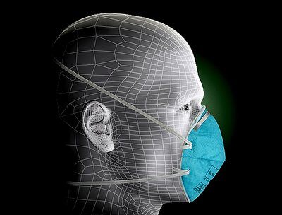 3M™ N95 Particulate Respirator and Surgical Mask, Cone Molded, Small