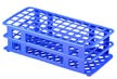 60 Place Plastic Test tube Rack, Blue