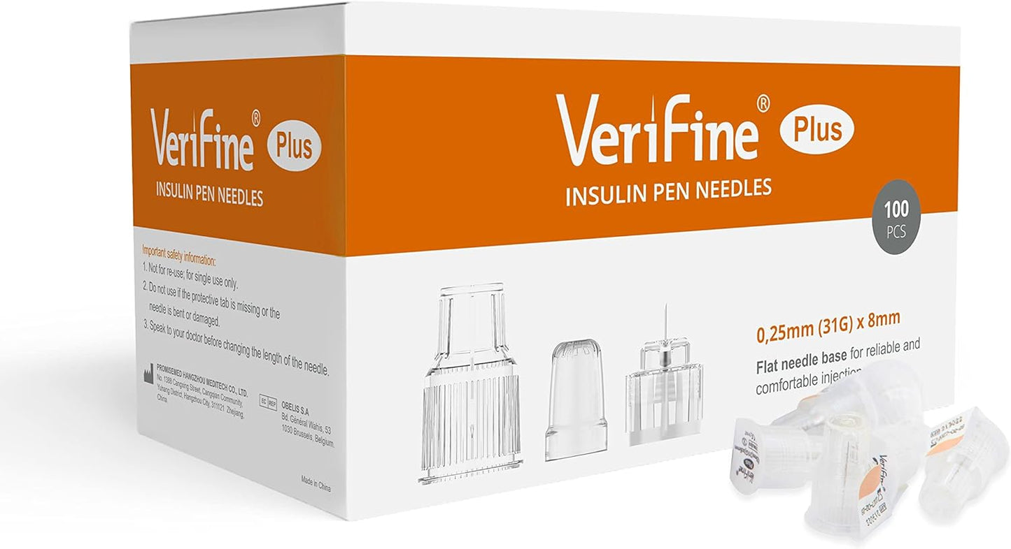Verifine Plus Pen Needle, 31G, 8mm, 100ct