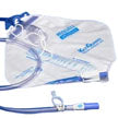 Dover™ Urine Drainage Bag with Anti-Reflux Chamber, 40" Tubing, 2000 mL