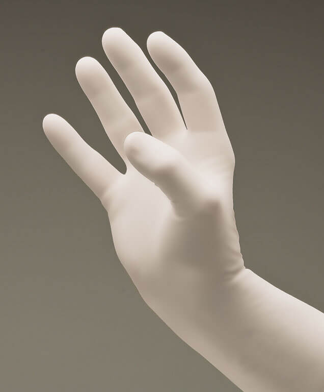 NitriDerm® Ultra White Nitrile Synthetic Powder Free Exam Glove, Medium