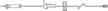 Primary Gravity IV Set, 15 drops/mL, 17 mL, 84"
