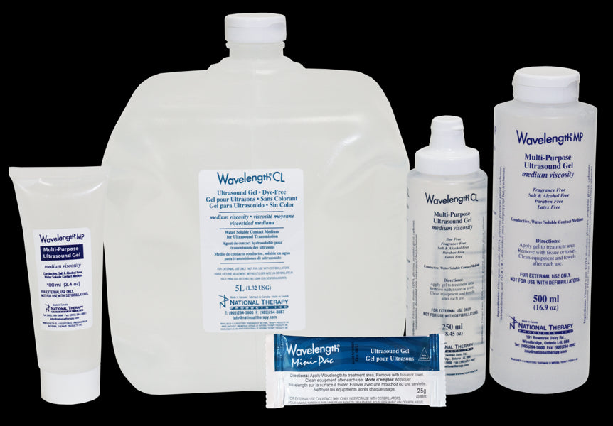 Sabelmed Wavelength® High Viscosity Multi-Purpose Ultrasound Gel, 5L Cube, Clear w/ Empty Dispenser Bottle