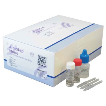 Aim Step Mononucleosis Test Cassette, CLIA Waived, 25 Tests/Box