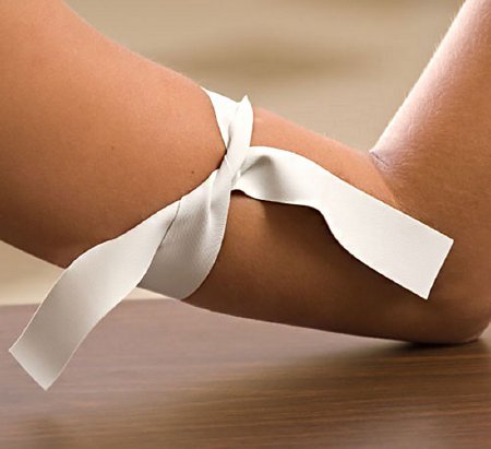 TourniCare™ Tourniquet, White, Latex Free 1" x 18"