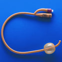RÜsch® pureGOLD Coude 2-way PTFE Coated, 5cc, 16" 20Fr, Coated Latex, Sterile