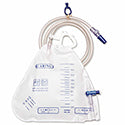 Medline Urinary Drain Bag w/Anti-Reflux Valve and Slide Tap, 2000mL