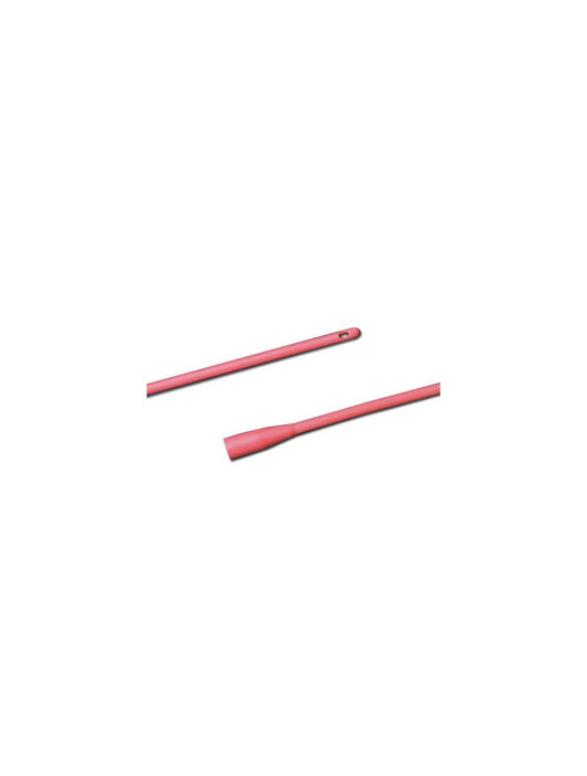 Bardia® Red Rubber Urethral Catheters, Coude Olive Tip, 14Fr