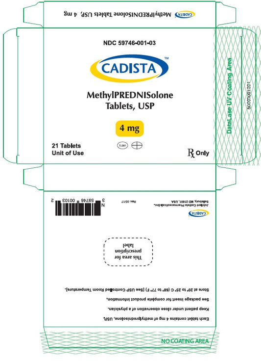 Methylprednisolone Dose Pack 4mg 21ct