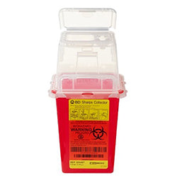 BD™ Nestable Sharps Collector, 1.5 qt, Red