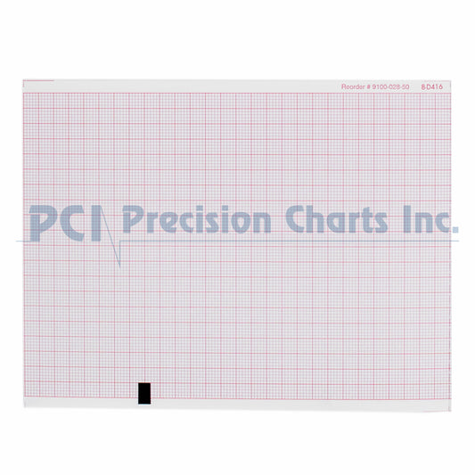 Precision Charts Inc. ECG/EKG Recording Paper for Mortara ELI 150