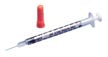 Monoject™ Insulin Syringe with Permanent Needle, 1/2 mL, 28g x 1/2"