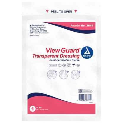 View Guard® Transparent Adhesive Dressings, 2 3/8" x 2 3/4", Sterile