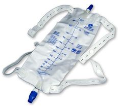 Leg Bags, 600mL, Twist-Turn, Latex-Free