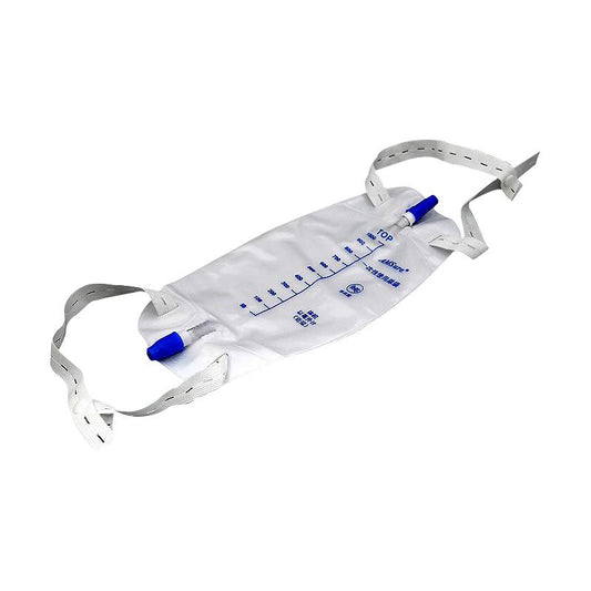Leg Bags, 900mL, Twist-Turn, Latex-Free