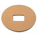 Oval Sports Grip, Medtronic Quick-Set, Regular, Tan