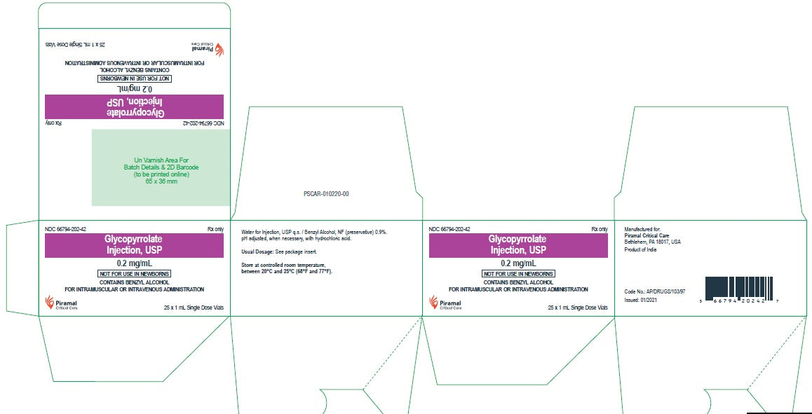 Glycopyrrolate 0.2mg/ mL Injection MDV 1mL x 25