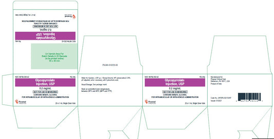 Glycopyrrolate 0.2mg/ mL Injection MDV 1mL x 25