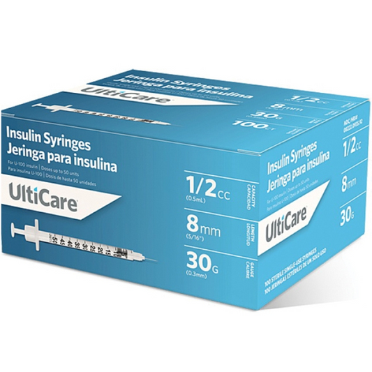 UltiCare® Insulin Syringe, 1cc,  28g x ½"
