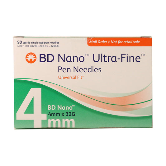 BD™ Ultra-Fine™ Nano Pen Needle, 32 G x 4 mm (5/32 in)