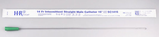TruCath Intermittent Straight Catheter 14fr 16”