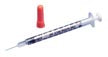 Monoject™ Insulin Syringe with Permanent Needle, 1 mL, 28g x 1/2"