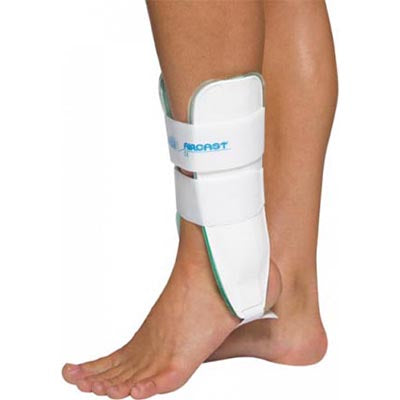 AirCast® Air-Stirrip® Ankle Brace, 9" Height, White, Medium, Left