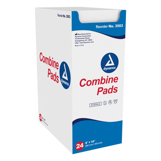 Combine Pads, 8" x 10", 1/pouch, Sterile